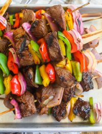 Beef Kabobs with Vegetables