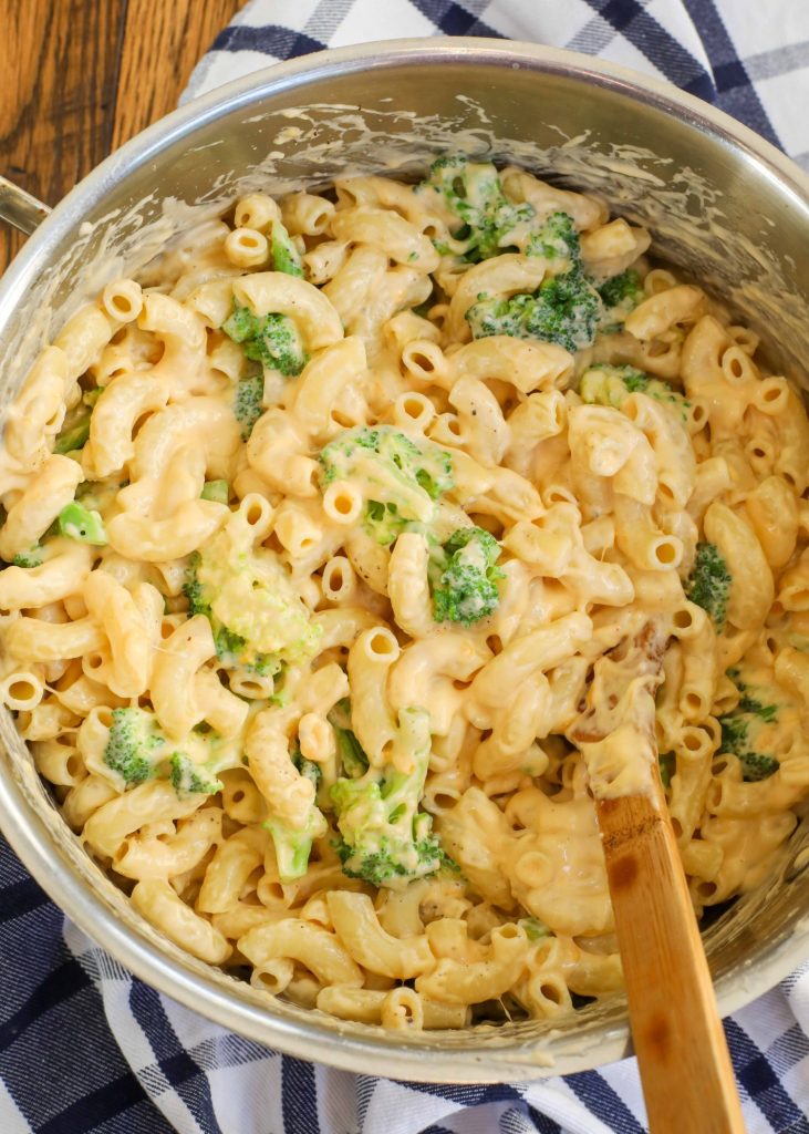 Stovetop Mac and Cheese with Broccoli