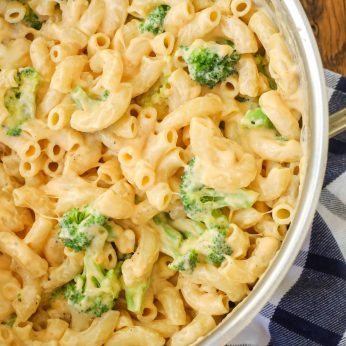 Stovetop Mac and Cheese with Broccoli