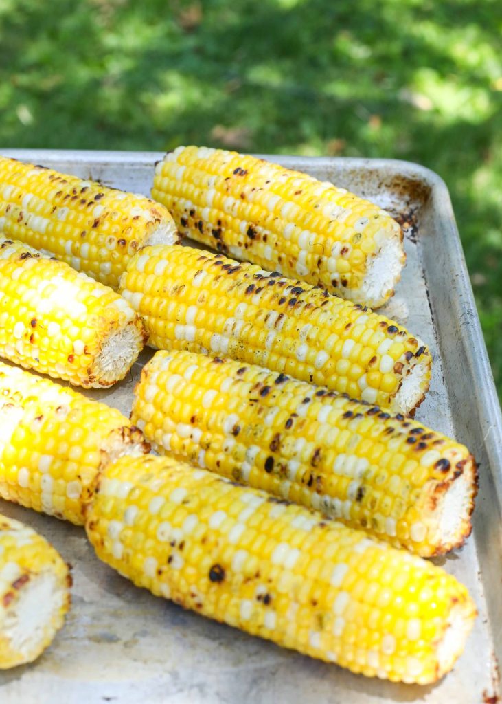 Grilled Corn outside