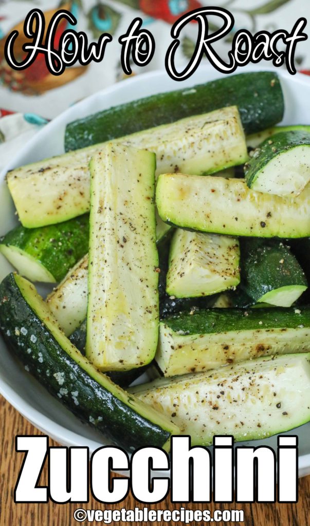 Perfectly crisp tender roasted zucchini is an awesome summer side dish.