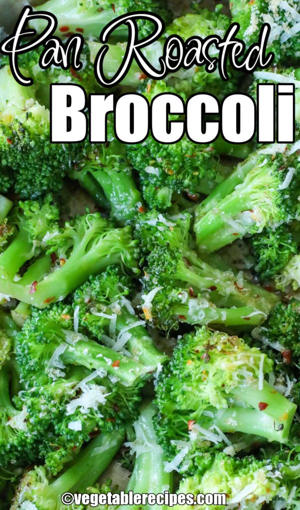 Pan Roasted Broccoli with Parmesan