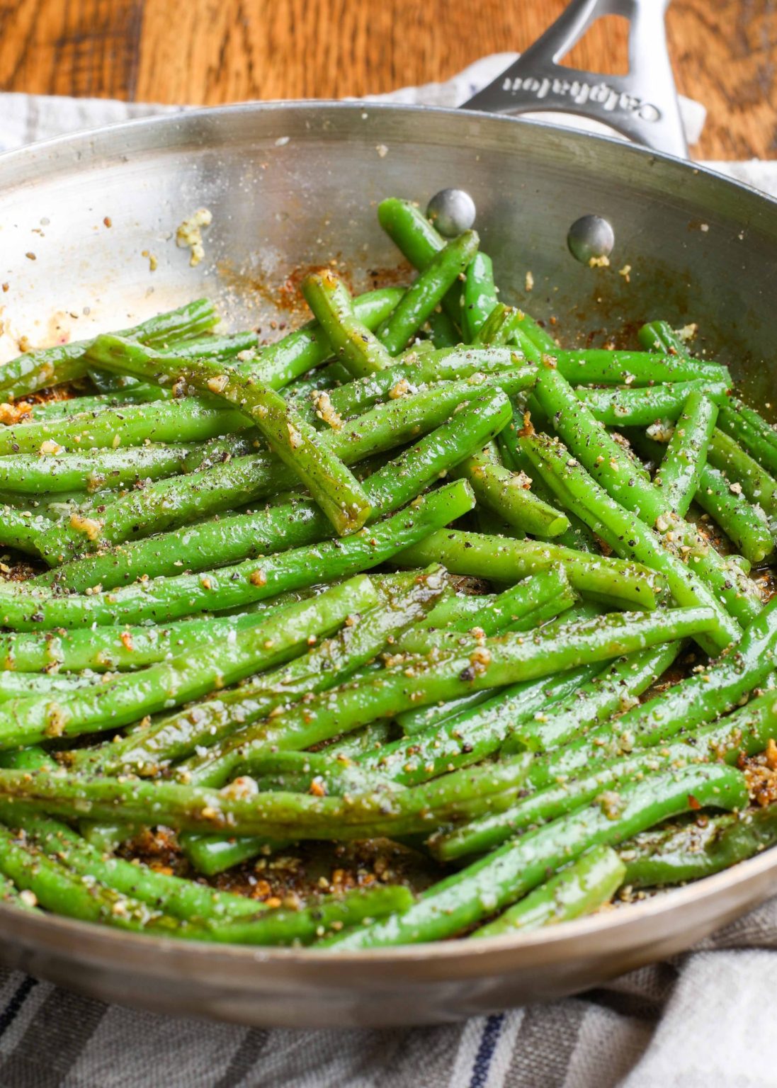Pepper Garlic Green Beans - Vegetable Recipes