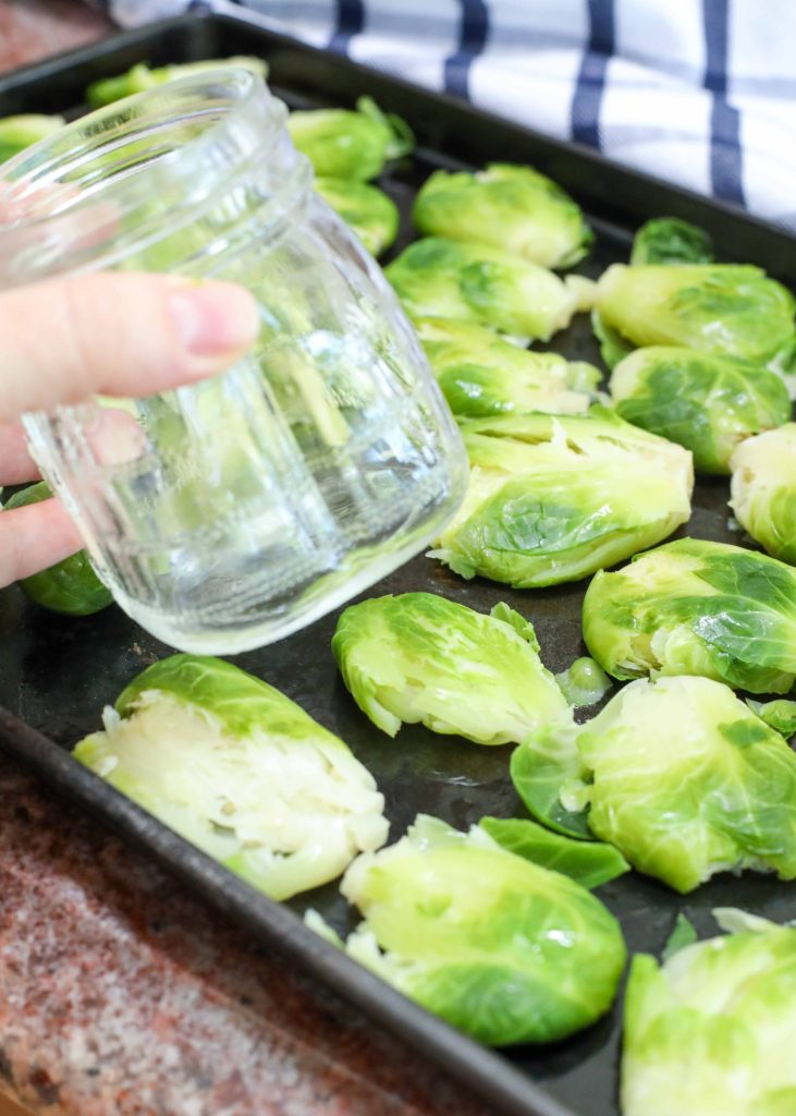 Easy Smashed Brussels Sprouts are a terrific side dish