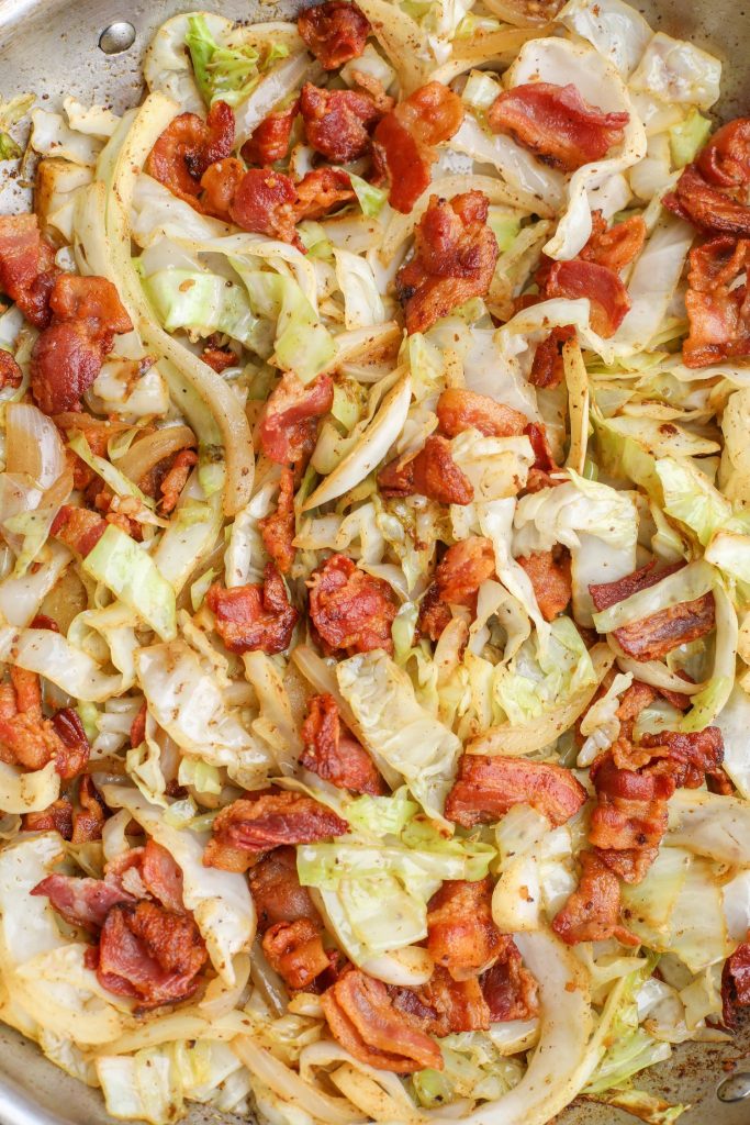Bacon Fried Cabbage