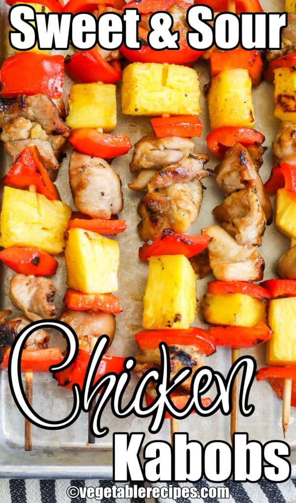 Sweet and Sour Chicken Kabobs