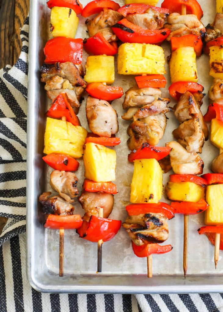 Sweet and Sour Chicken Kabobs