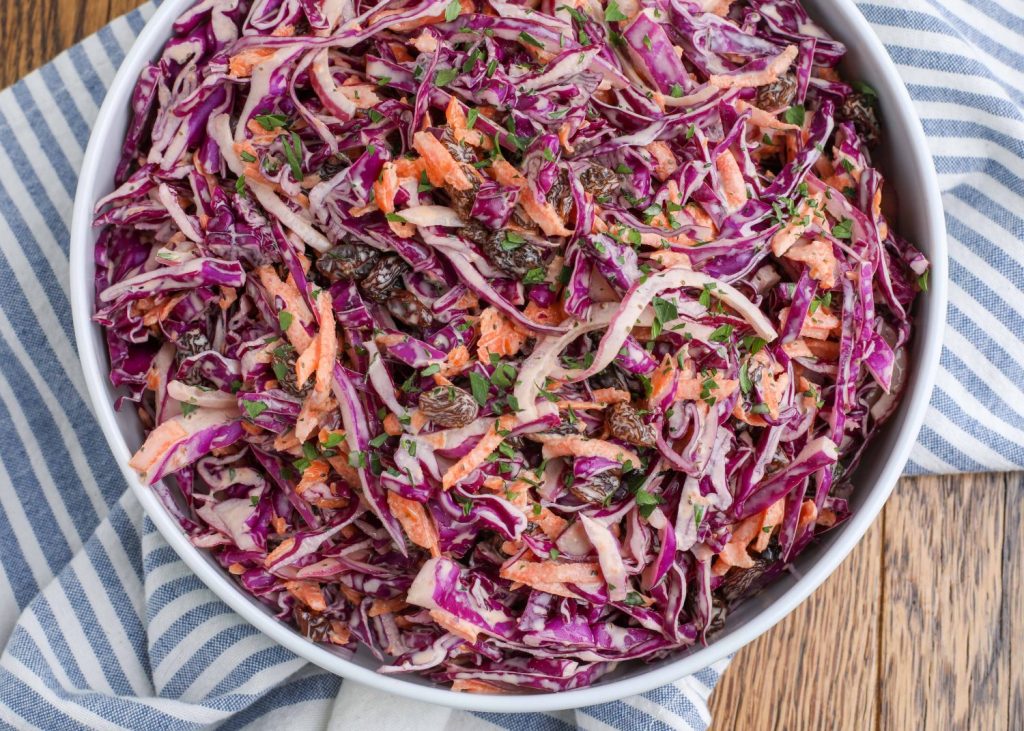 Sweet and Tangy Cabbage Slaw