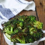 cooked broccoli in white bowl