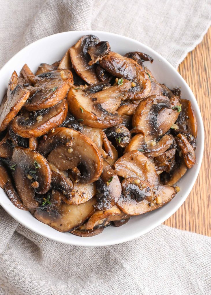 Sauteed Garlic Mushrooms