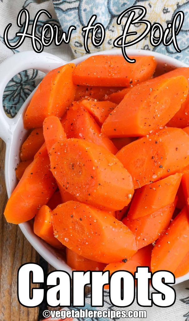 Tender crisp boiled carrots are possible!