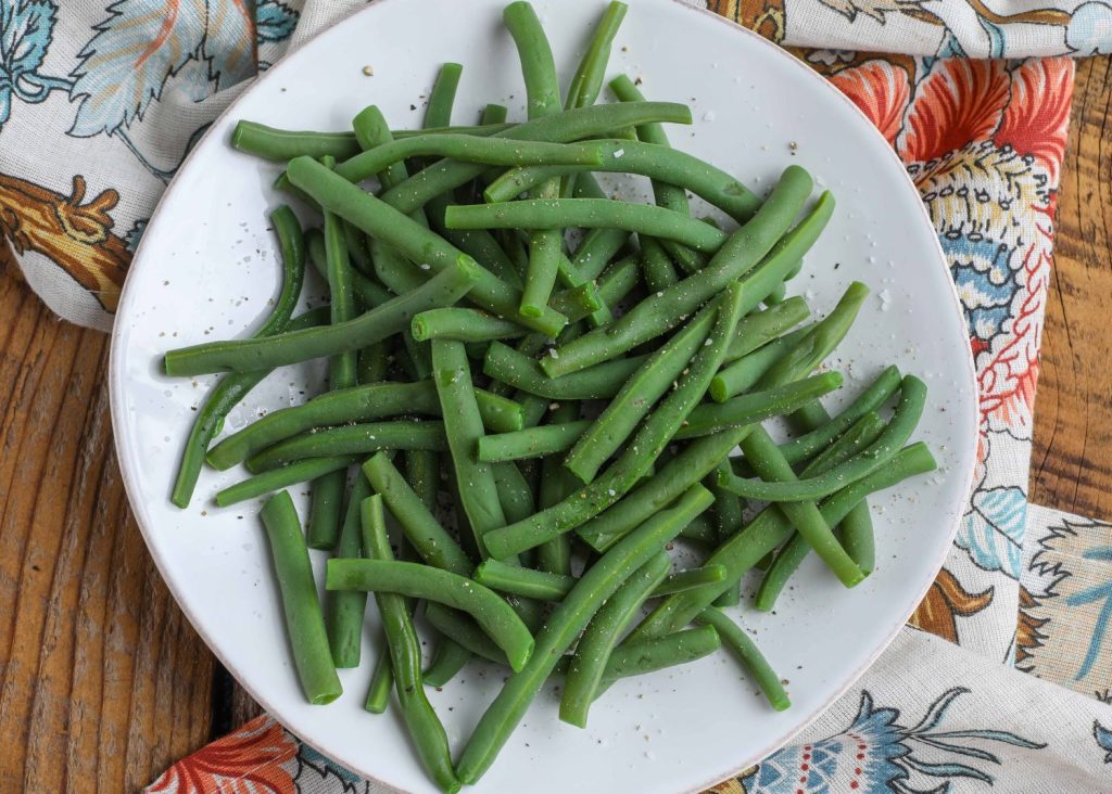 Green Beans on plate
