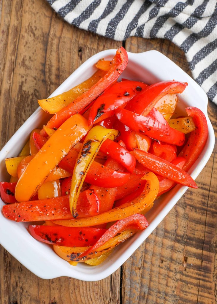Caramelized Bell Peppers are possible by sauteeing for just a few mintues!