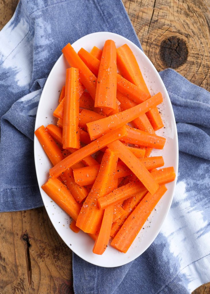 Carrots steamed 