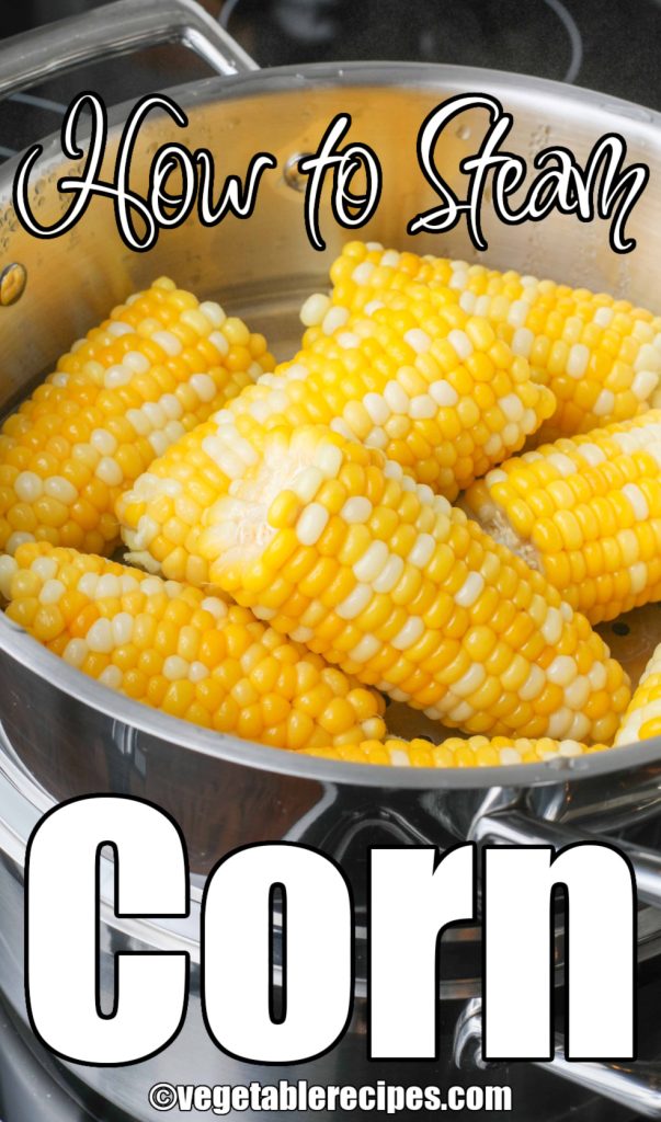 Corn in steamer