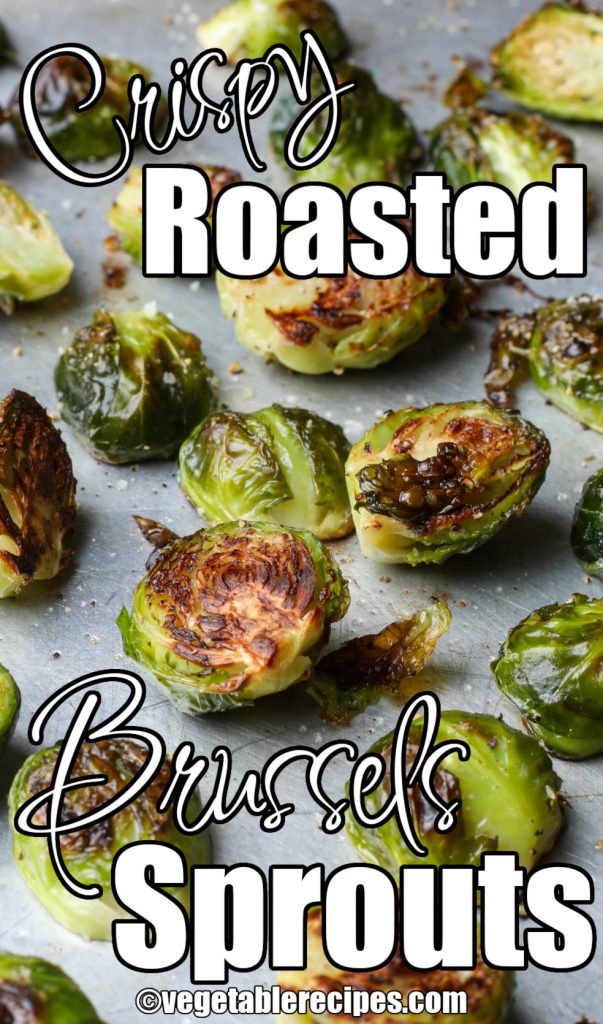 Brussels sprouts on pan
