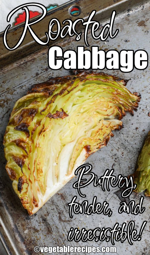 Cabbage roasted on pan