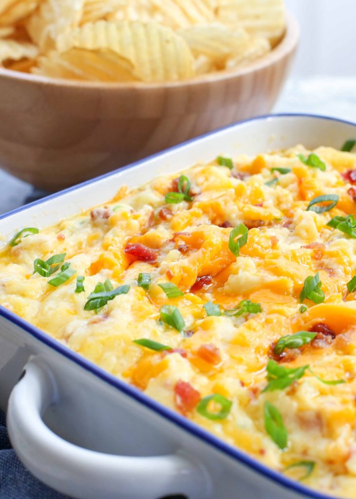 Baked Potato Dip with Toppings