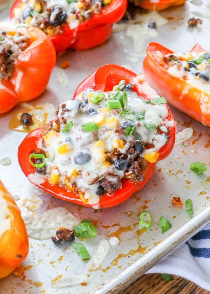Baked Stuffed Bell Peppers