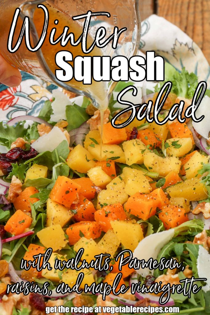 Roasted Squash Salad with Maple Vinaigrette Dressing