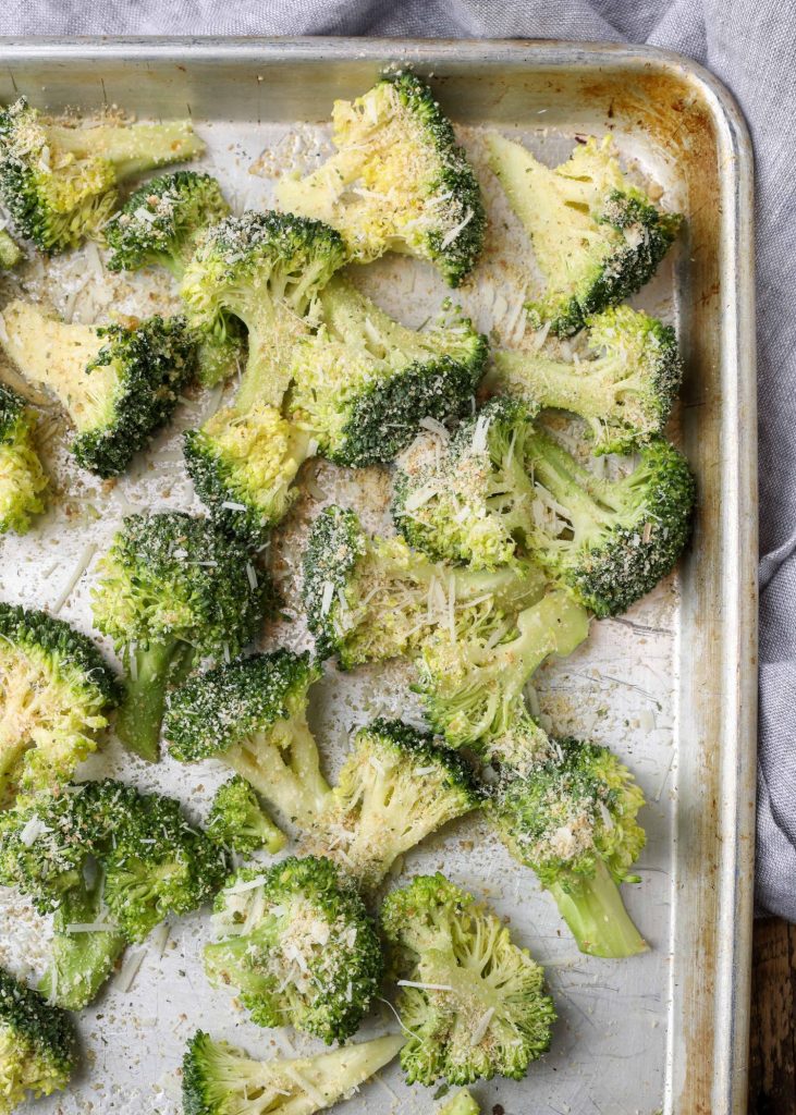 broccoli on sheet pan