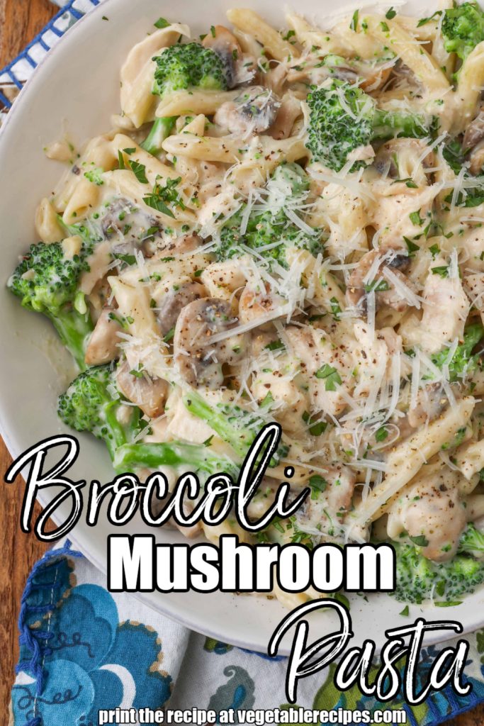 Broccoli Mushroom Pasta