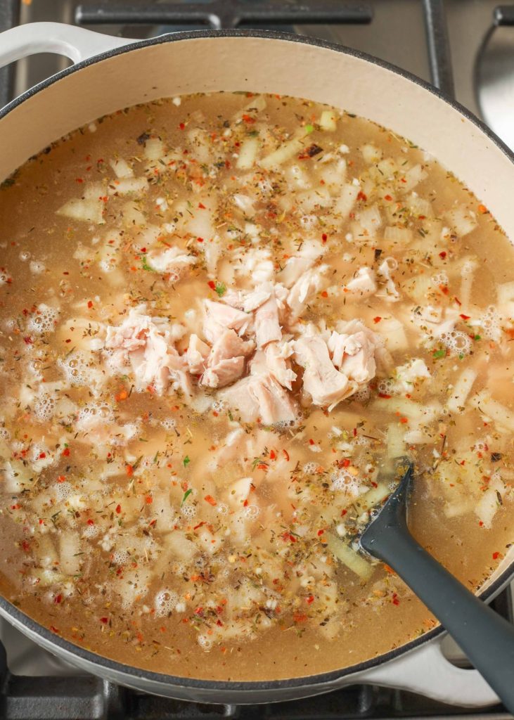 soup with white beans and chicken
