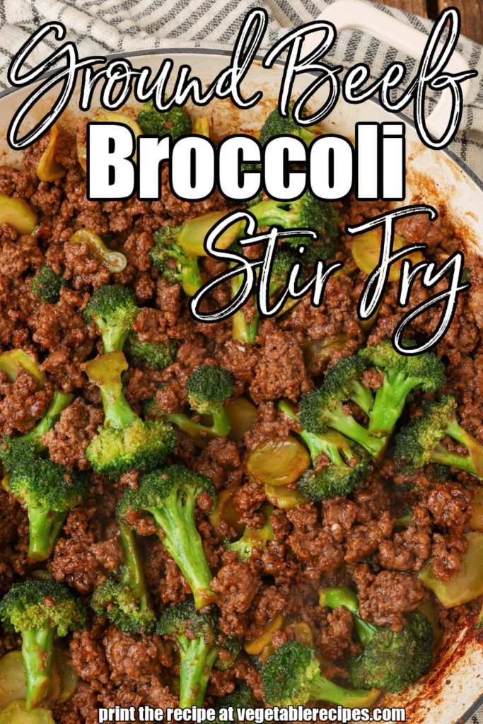 Ground Beef Broccoli Stir Fry
