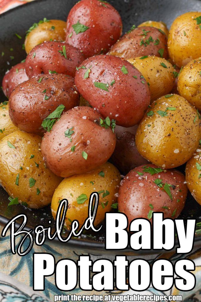 red and yellow baby potatoes