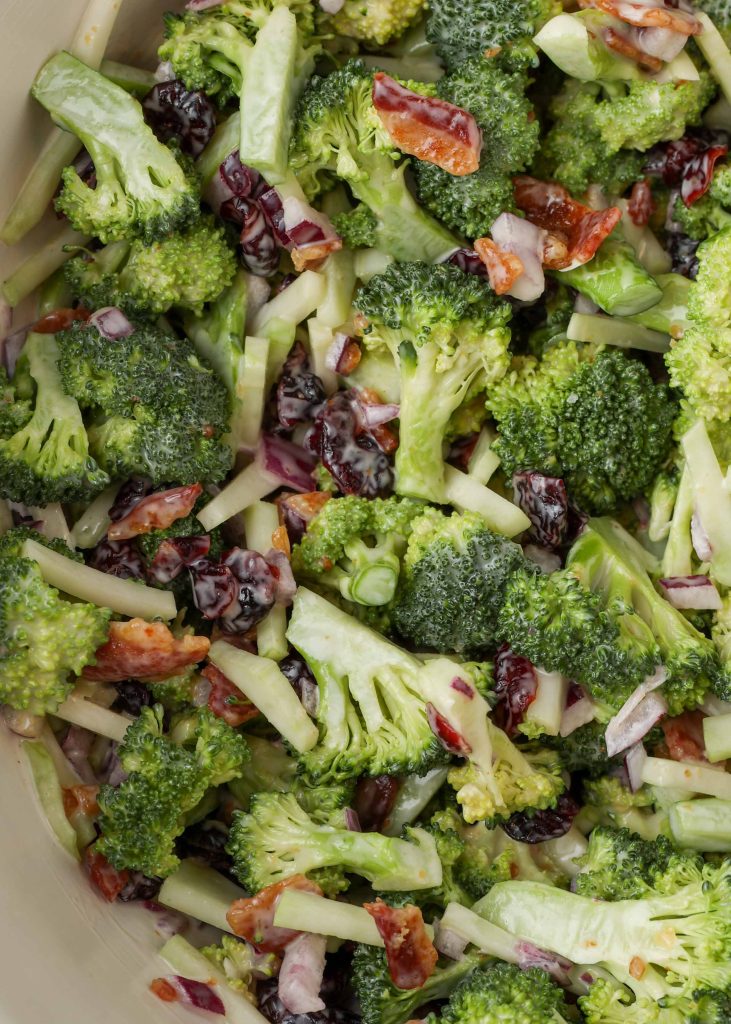 Cranberry Broccoli Bacon Salad 