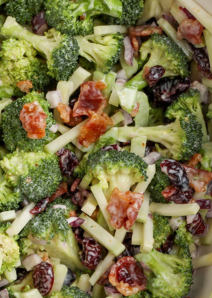 Cranberry Broccoli Bacon Salad 
