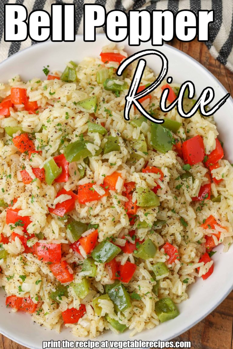 Bell Pepper Rice - Vegetable Recipes
