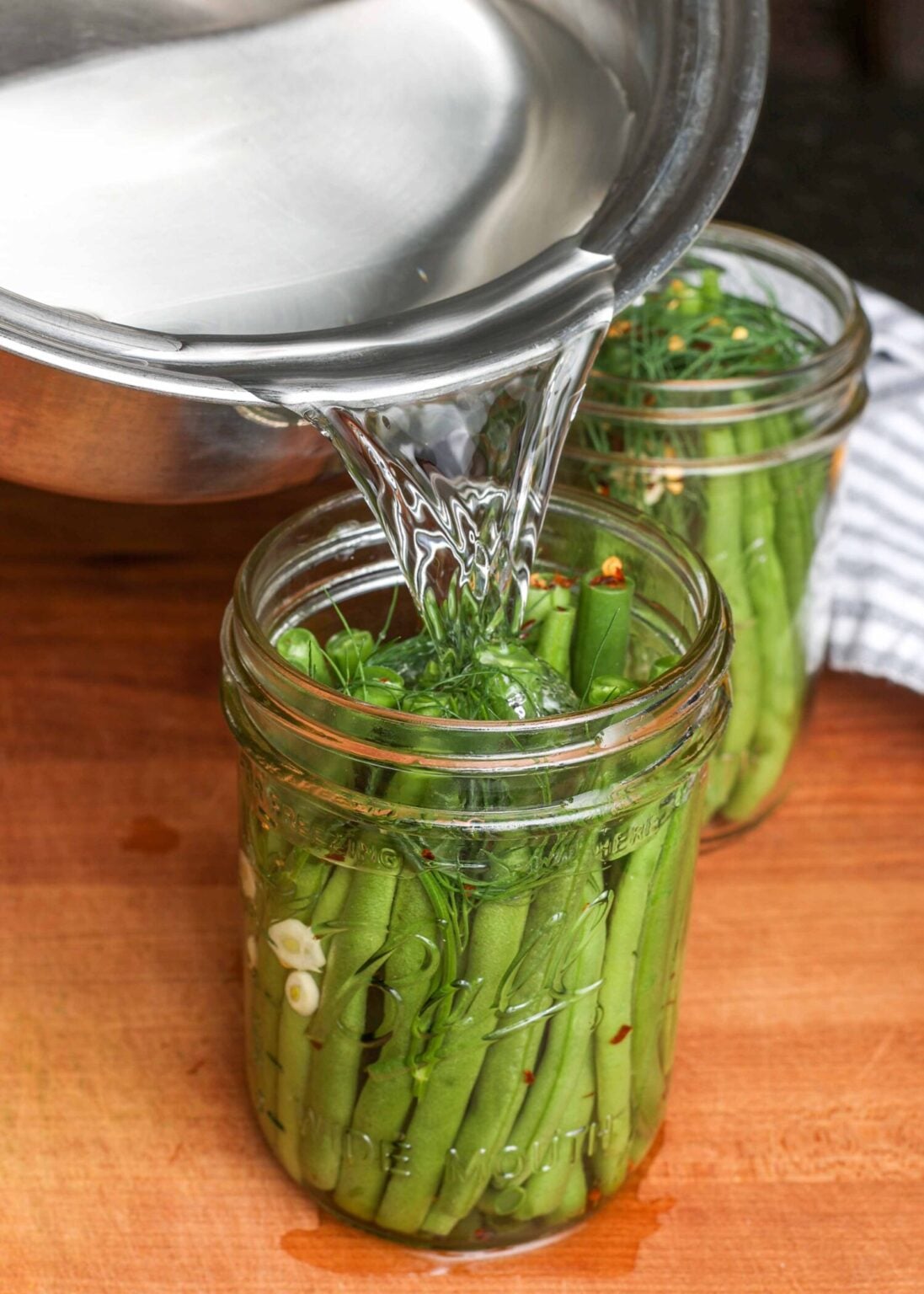 Quick Pickled Green Beans - Vegetable Recipes