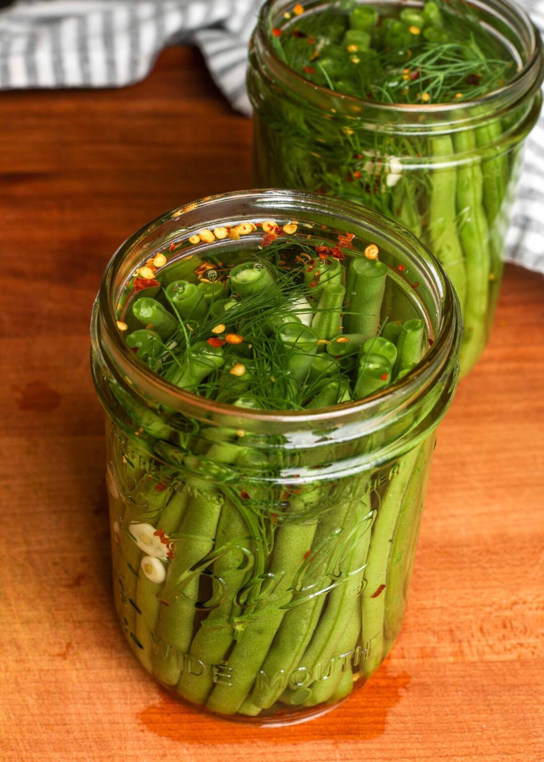 Quick Pickled Green Beans - Vegetable Recipes