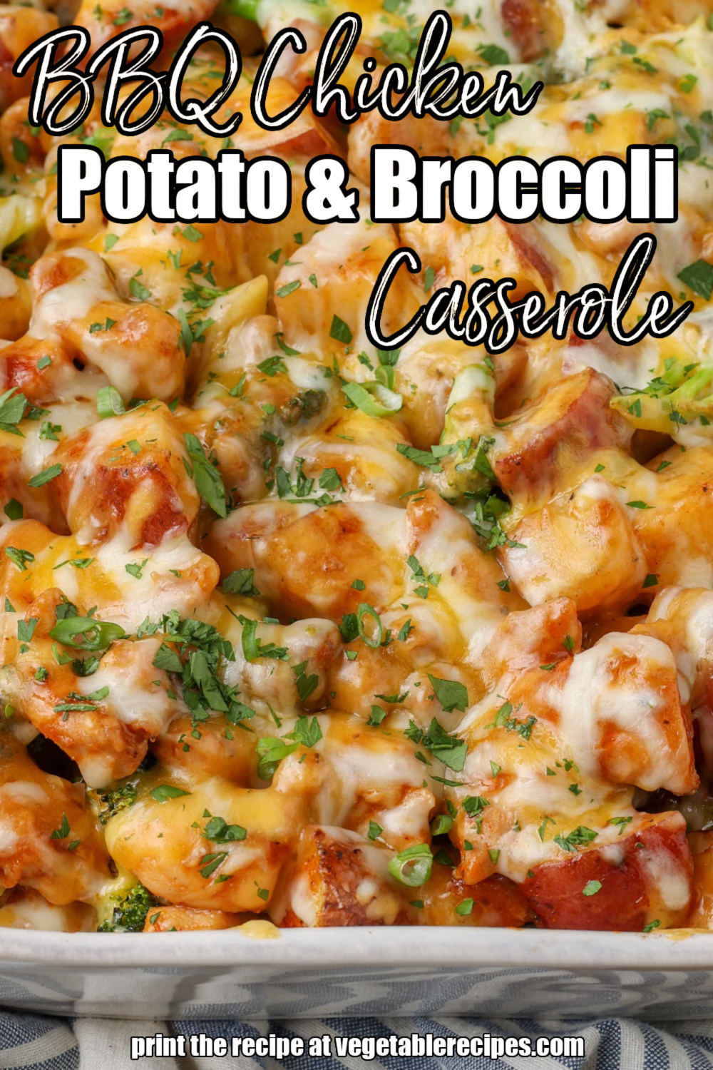 BBQ Chicken Potato Casserole - Vegetable Recipes