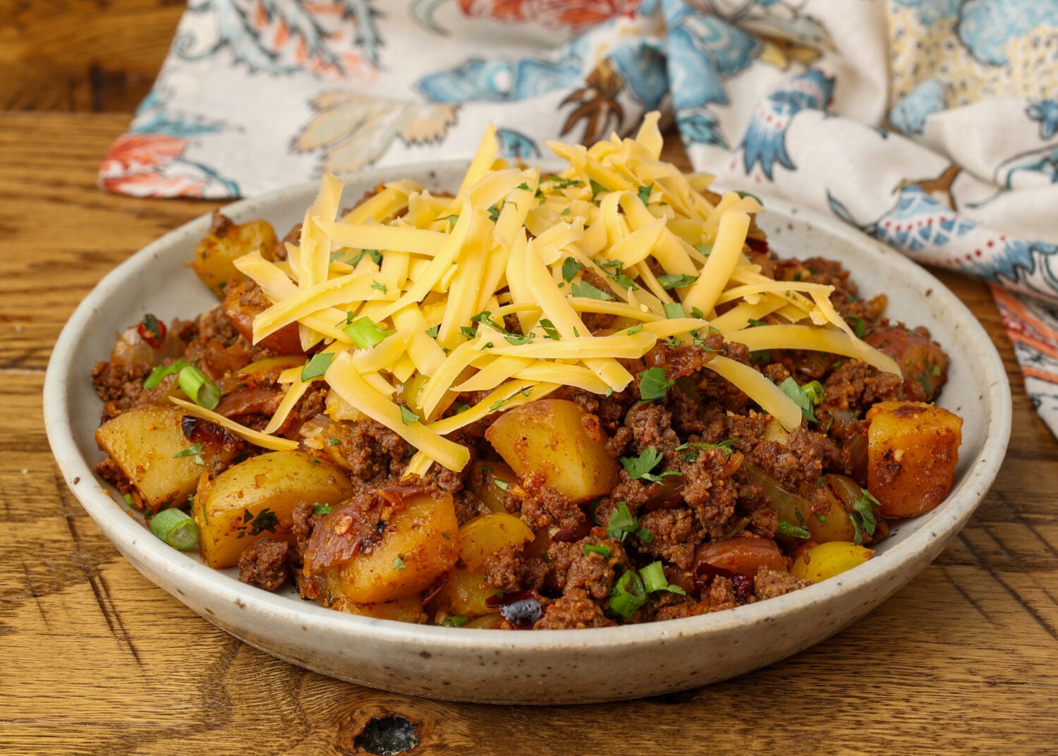 Mexican Ground Beef and Potatoes - Vegetable Recipes