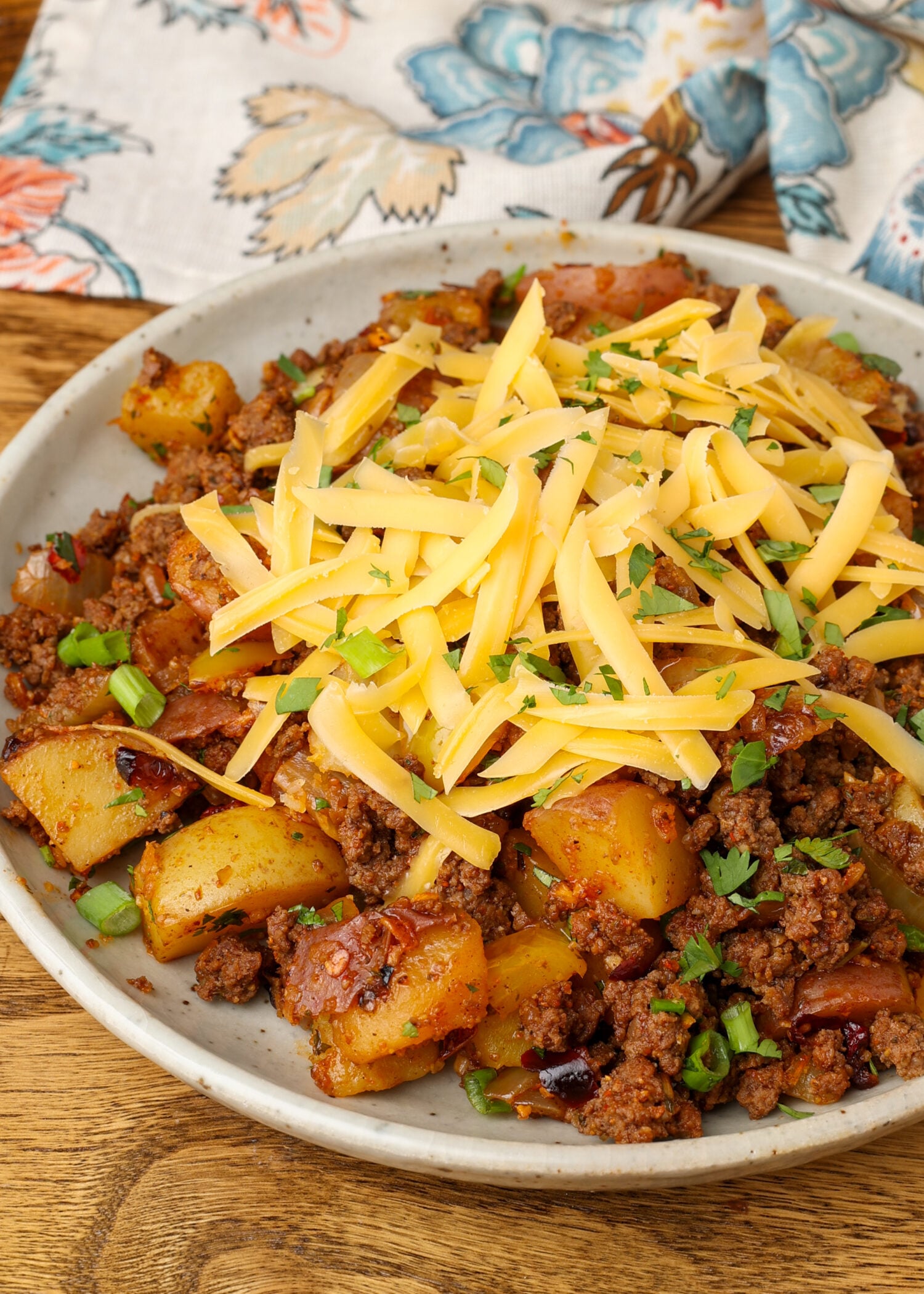 Mexican Ground Beef and Potatoes - Vegetable Recipes