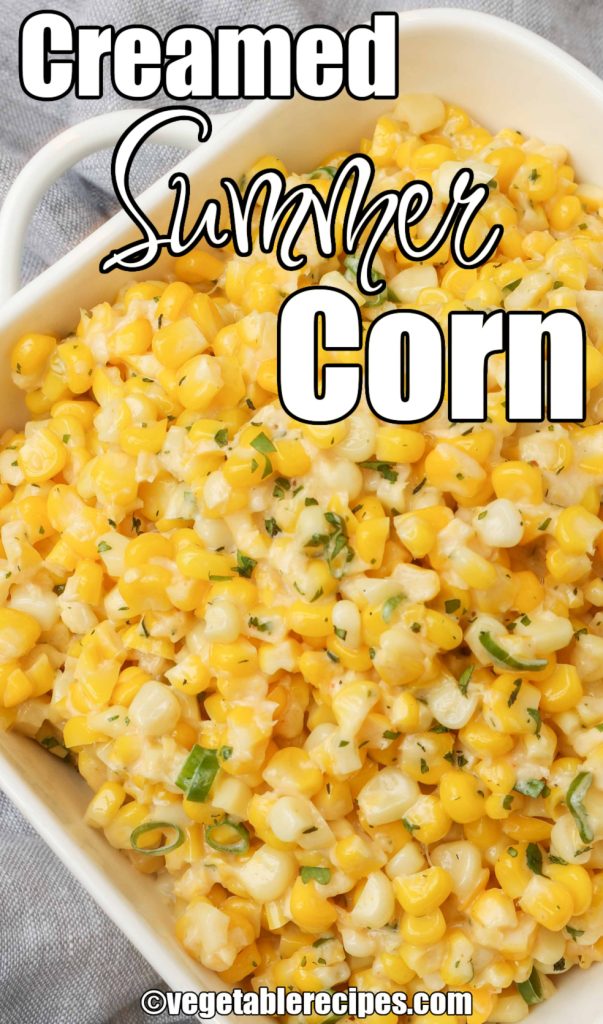 corn in square white dish