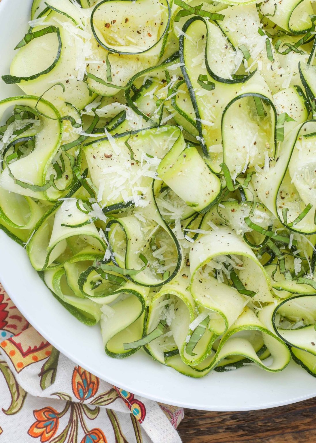 Zucchini Ribbon Salad - Vegetable Recipes
